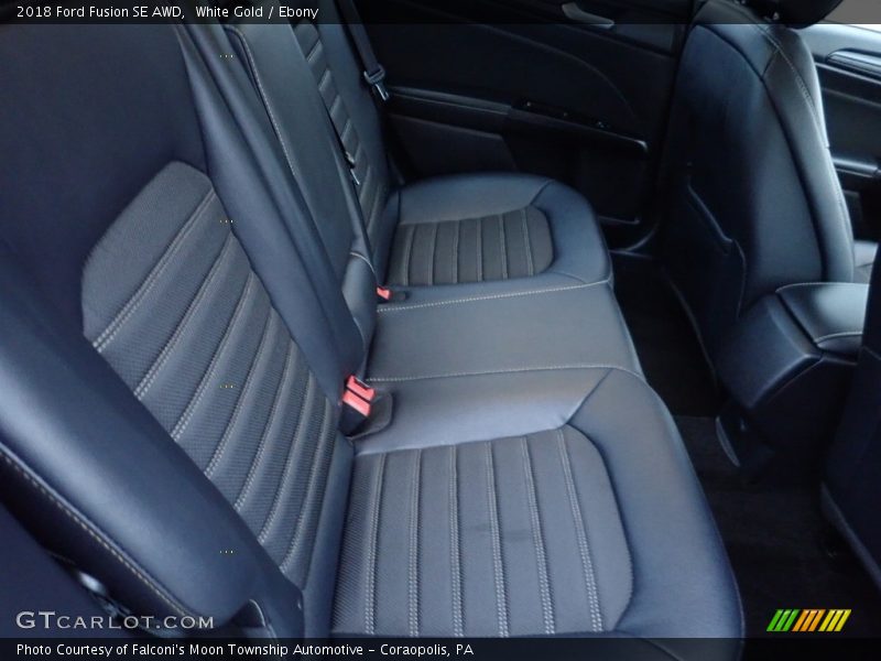 Rear Seat of 2018 Fusion SE AWD