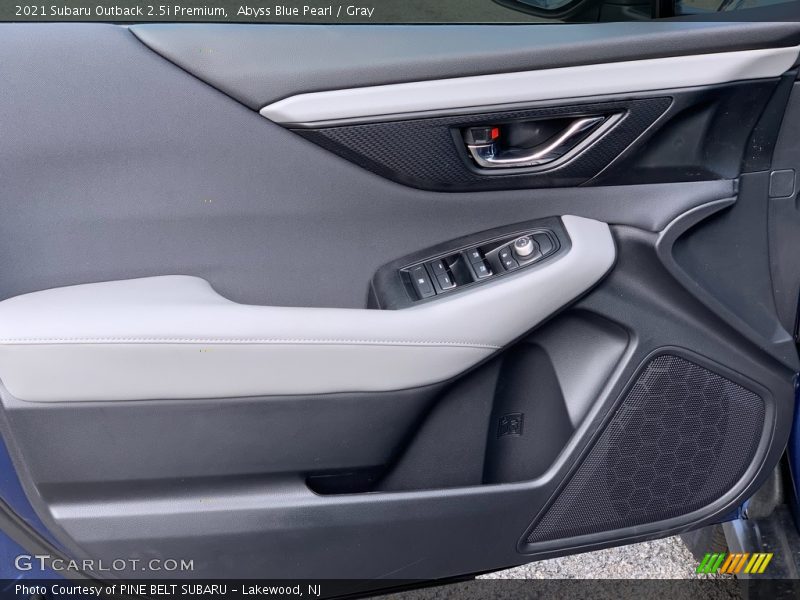 Abyss Blue Pearl / Gray 2021 Subaru Outback 2.5i Premium