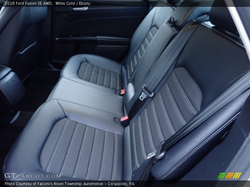 Rear Seat of 2018 Fusion SE AWD