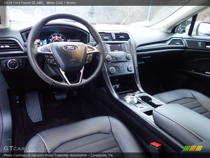  2018 Fusion SE AWD Ebony Interior