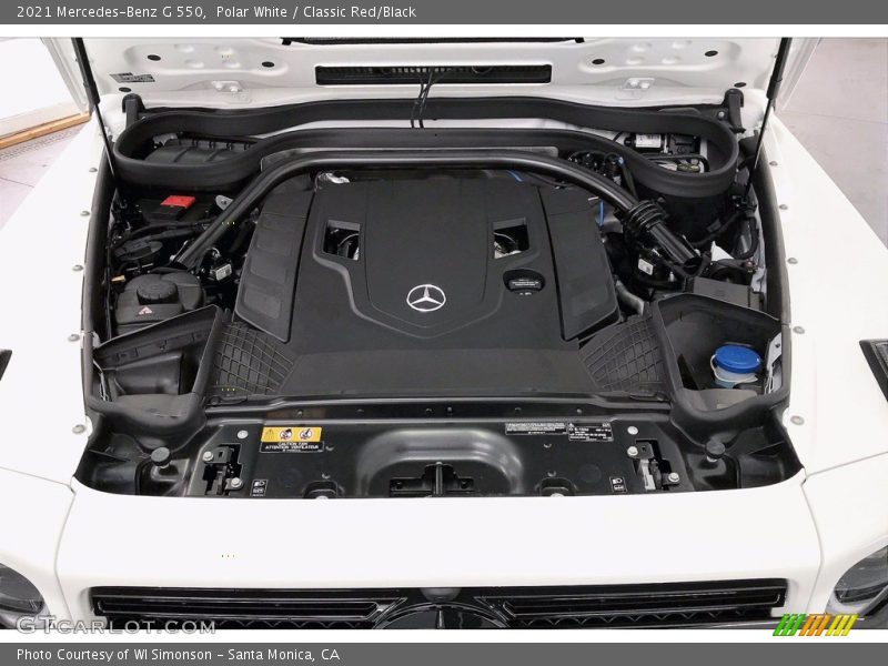  2021 G 550 Engine - 4.0 Liter DI biturbo DOHC 32-Valve VVT V8