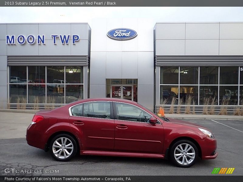 Venetian Red Pearl / Black 2013 Subaru Legacy 2.5i Premium