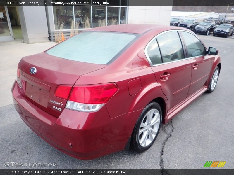 Venetian Red Pearl / Black 2013 Subaru Legacy 2.5i Premium