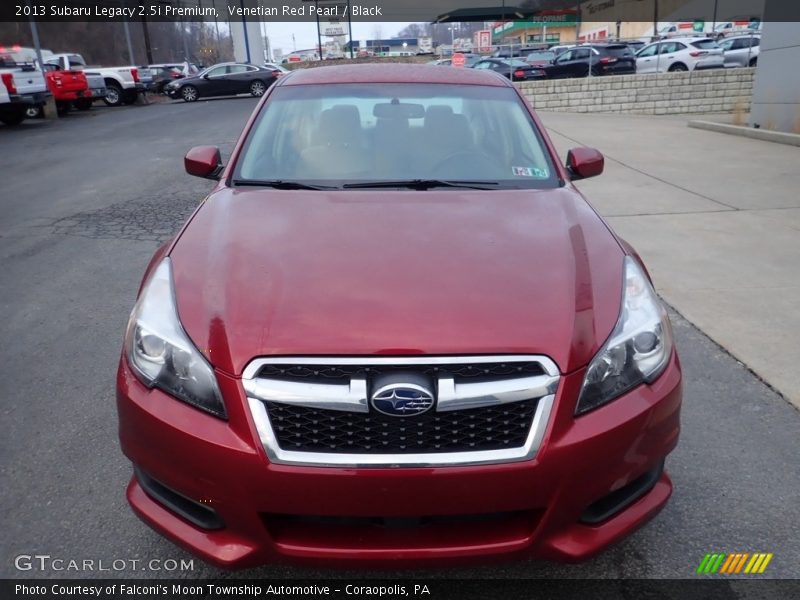 Venetian Red Pearl / Black 2013 Subaru Legacy 2.5i Premium