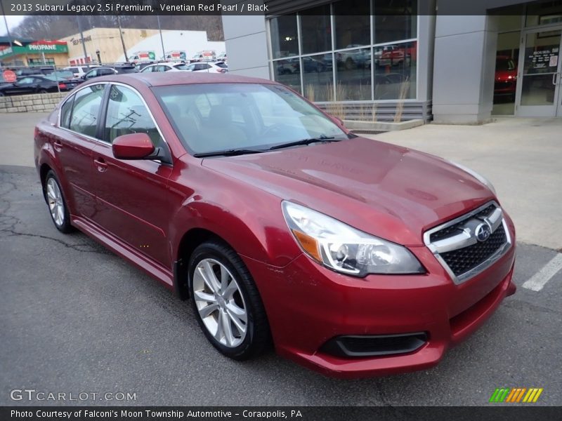 Venetian Red Pearl / Black 2013 Subaru Legacy 2.5i Premium