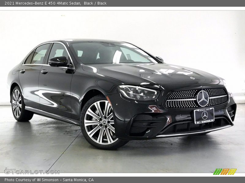 Black / Black 2021 Mercedes-Benz E 450 4Matic Sedan