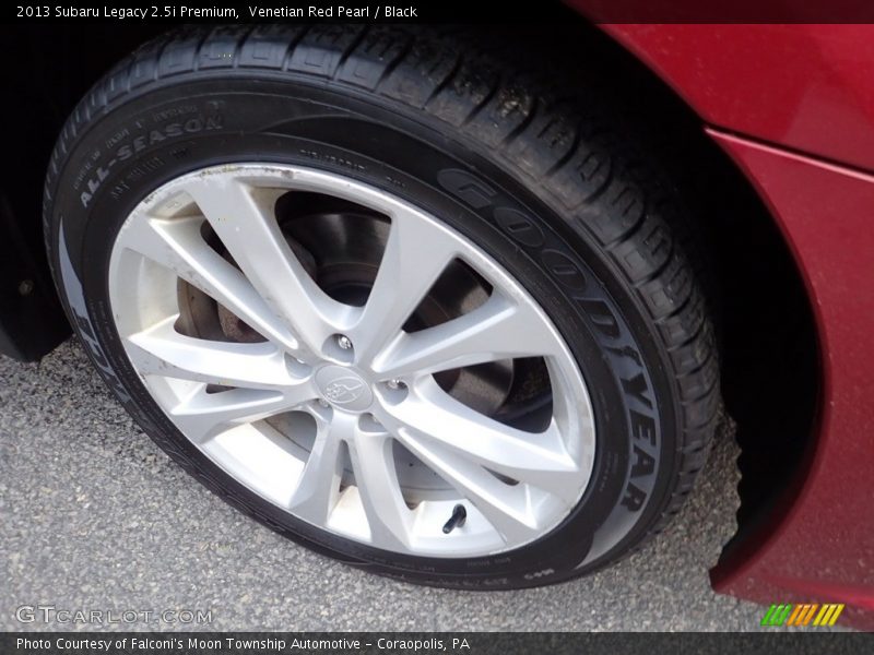 Venetian Red Pearl / Black 2013 Subaru Legacy 2.5i Premium