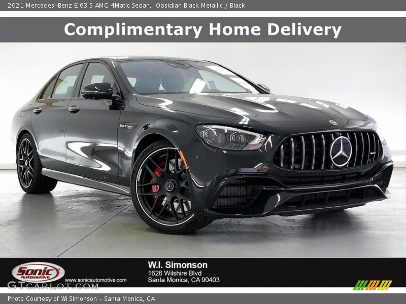 Obsidian Black Metallic / Black 2021 Mercedes-Benz E 63 S AMG 4Matic Sedan