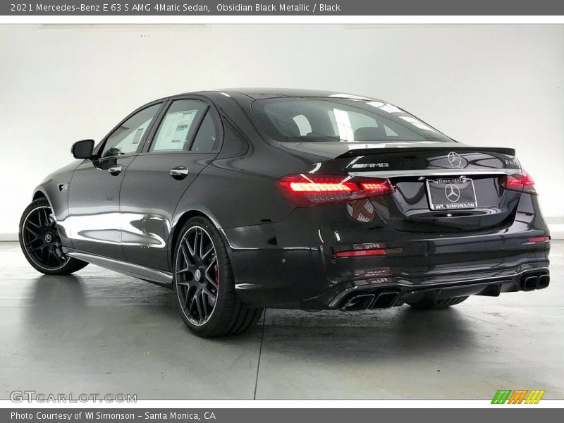 Obsidian Black Metallic / Black 2021 Mercedes-Benz E 63 S AMG 4Matic Sedan