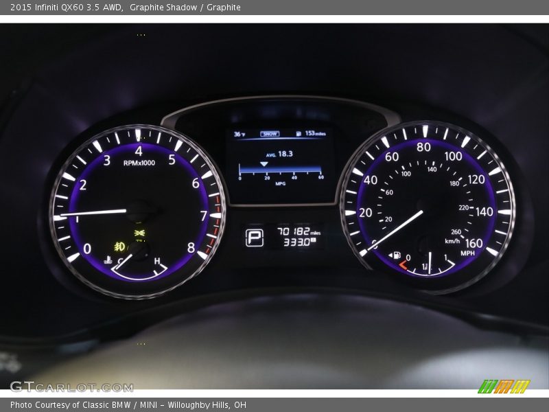 Graphite Shadow / Graphite 2015 Infiniti QX60 3.5 AWD