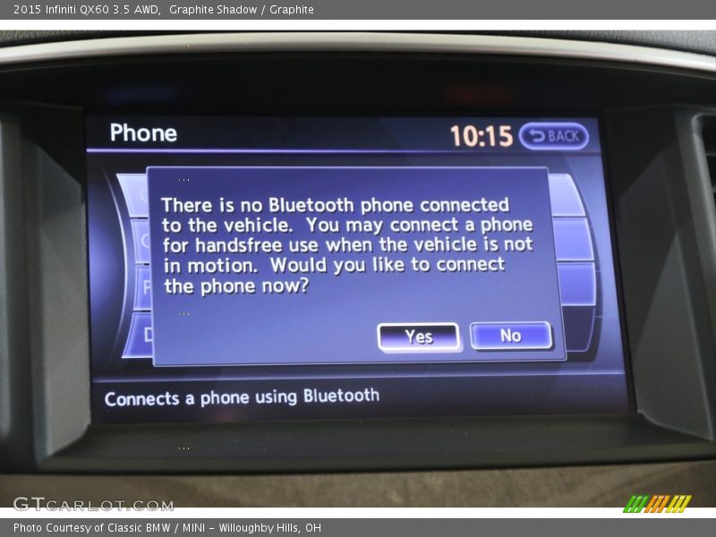 Graphite Shadow / Graphite 2015 Infiniti QX60 3.5 AWD