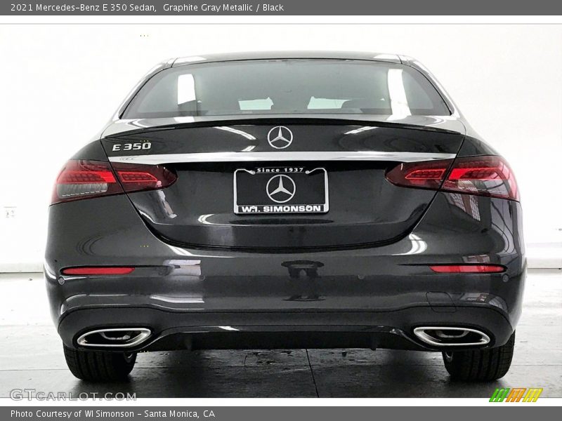 Graphite Gray Metallic / Black 2021 Mercedes-Benz E 350 Sedan