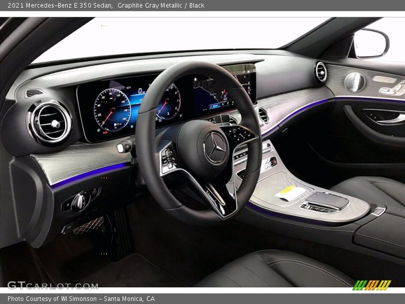 Graphite Gray Metallic / Black 2021 Mercedes-Benz E 350 Sedan