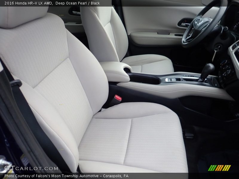 Deep Ocean Pearl / Black 2016 Honda HR-V LX AWD