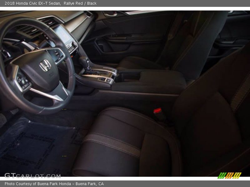 Rallye Red / Black 2018 Honda Civic EX-T Sedan