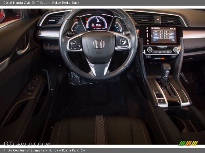 Rallye Red / Black 2018 Honda Civic EX-T Sedan