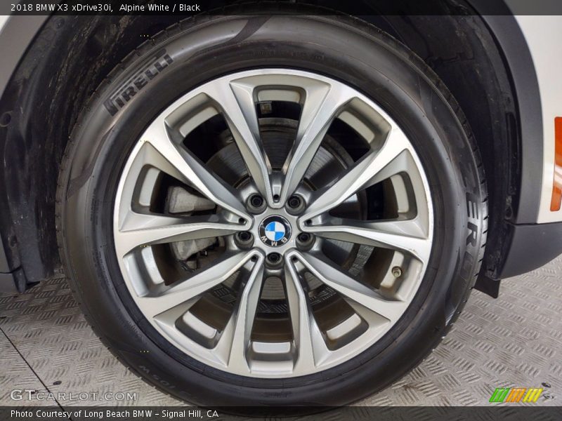 Alpine White / Black 2018 BMW X3 xDrive30i