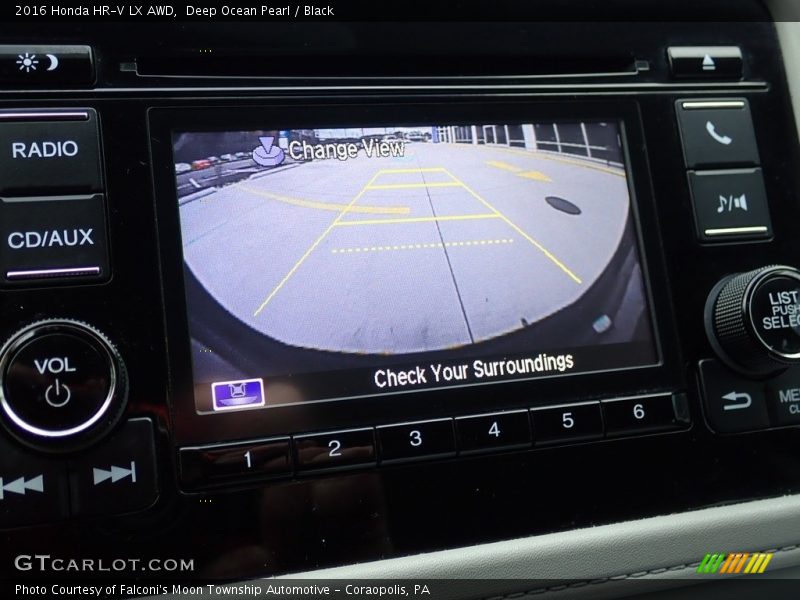 Deep Ocean Pearl / Black 2016 Honda HR-V LX AWD
