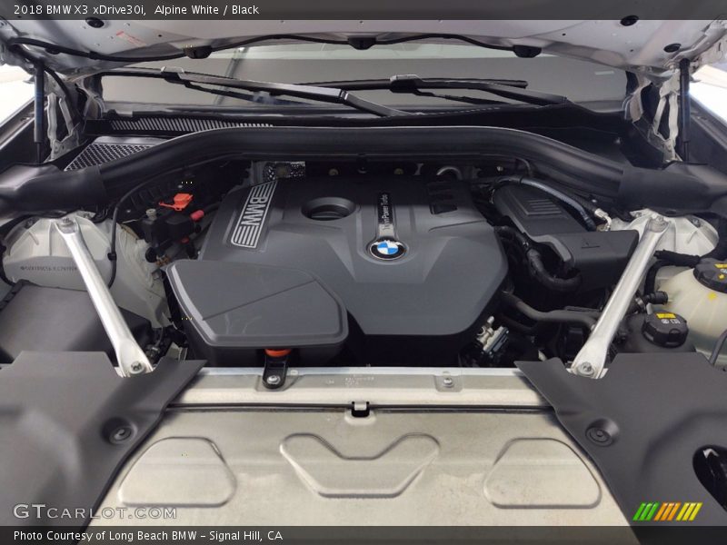 Alpine White / Black 2018 BMW X3 xDrive30i