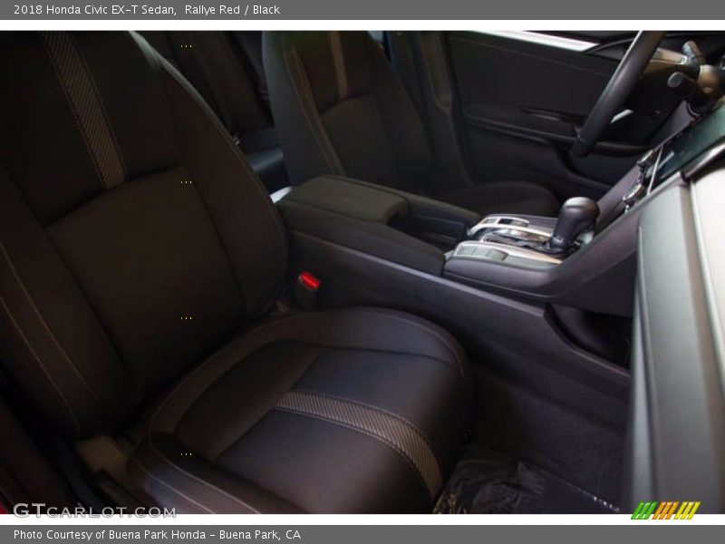 Rallye Red / Black 2018 Honda Civic EX-T Sedan