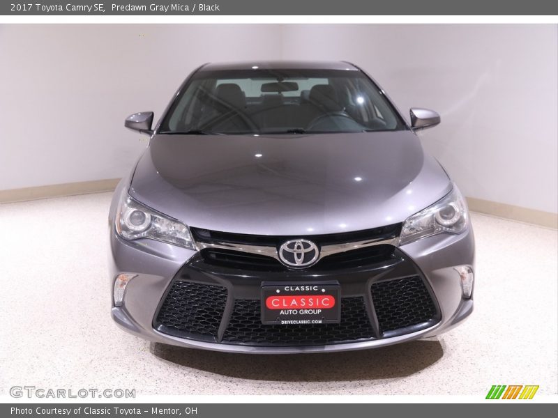 Predawn Gray Mica / Black 2017 Toyota Camry SE