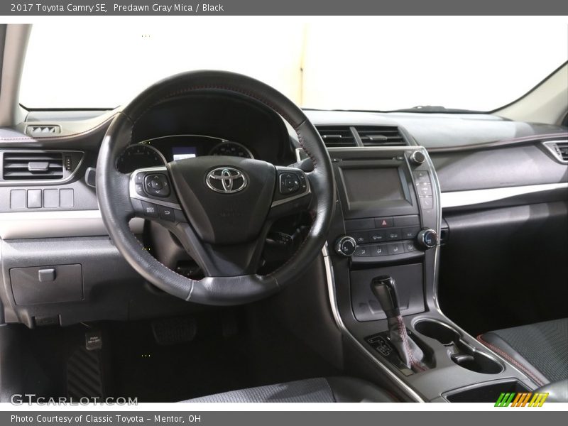 Predawn Gray Mica / Black 2017 Toyota Camry SE