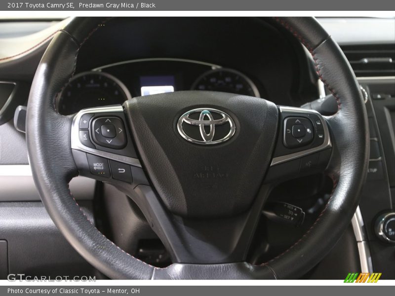 Predawn Gray Mica / Black 2017 Toyota Camry SE