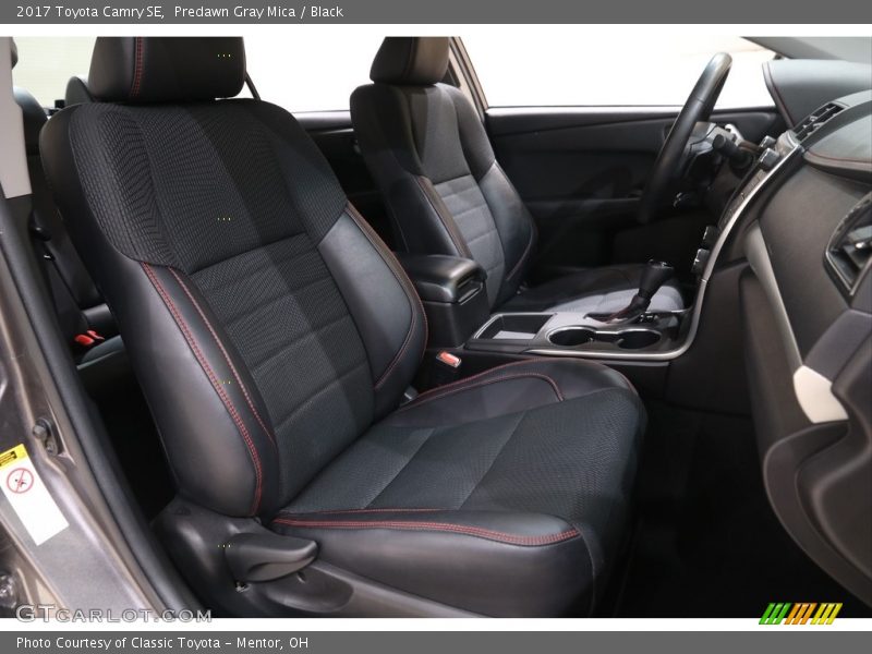 Predawn Gray Mica / Black 2017 Toyota Camry SE