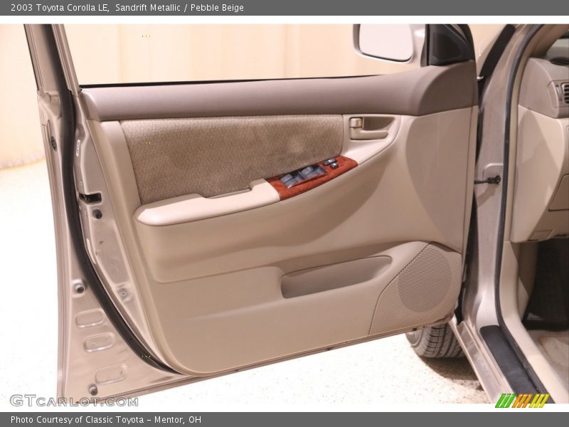 Sandrift Metallic / Pebble Beige 2003 Toyota Corolla LE