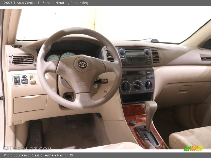 Sandrift Metallic / Pebble Beige 2003 Toyota Corolla LE