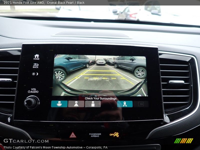 Crystal Black Pearl / Black 2021 Honda Pilot Elite AWD