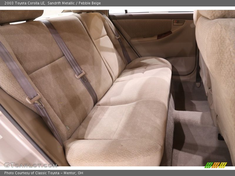 Sandrift Metallic / Pebble Beige 2003 Toyota Corolla LE