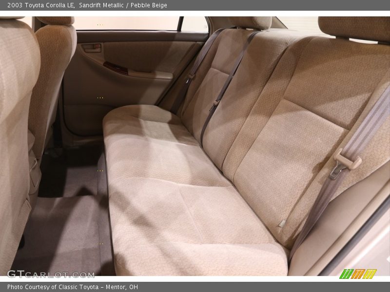 Sandrift Metallic / Pebble Beige 2003 Toyota Corolla LE