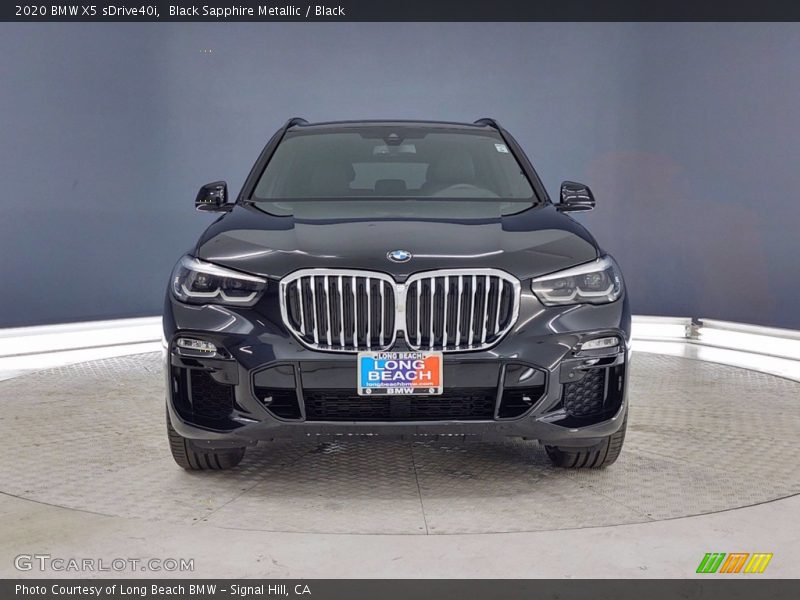 Black Sapphire Metallic / Black 2020 BMW X5 sDrive40i