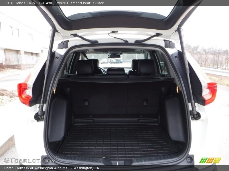 White Diamond Pearl / Black 2018 Honda CR-V EX-L AWD