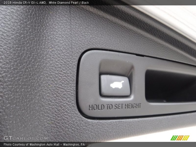 White Diamond Pearl / Black 2018 Honda CR-V EX-L AWD