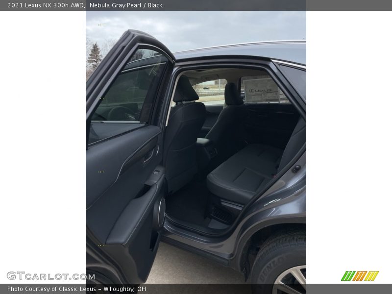 Nebula Gray Pearl / Black 2021 Lexus NX 300h AWD