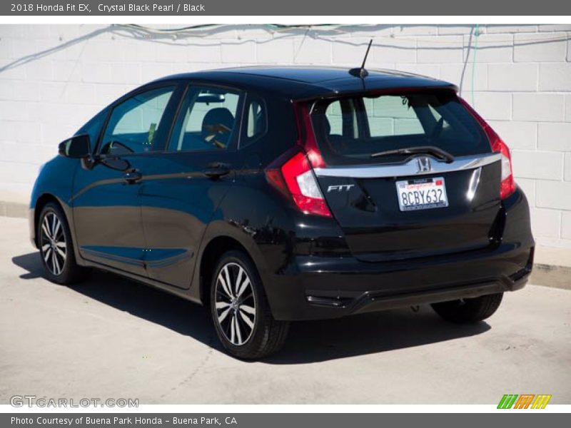 Crystal Black Pearl / Black 2018 Honda Fit EX