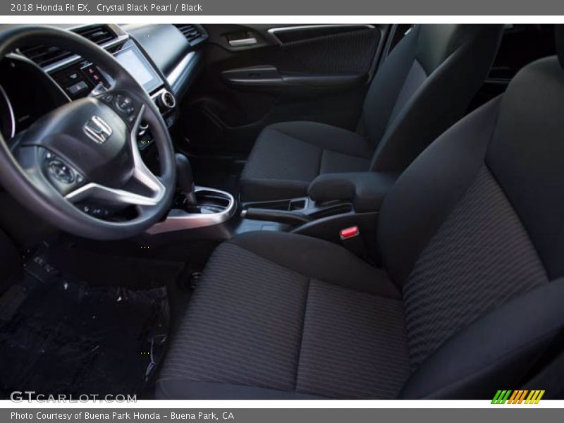 Crystal Black Pearl / Black 2018 Honda Fit EX