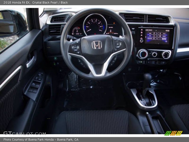 Crystal Black Pearl / Black 2018 Honda Fit EX
