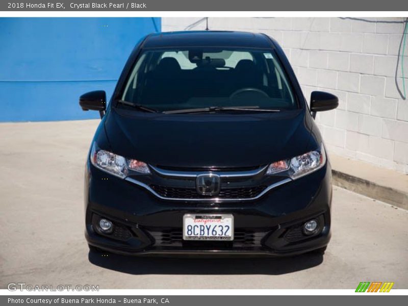 Crystal Black Pearl / Black 2018 Honda Fit EX