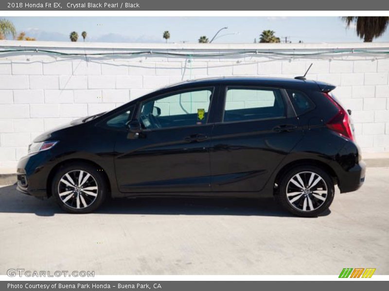 Crystal Black Pearl / Black 2018 Honda Fit EX