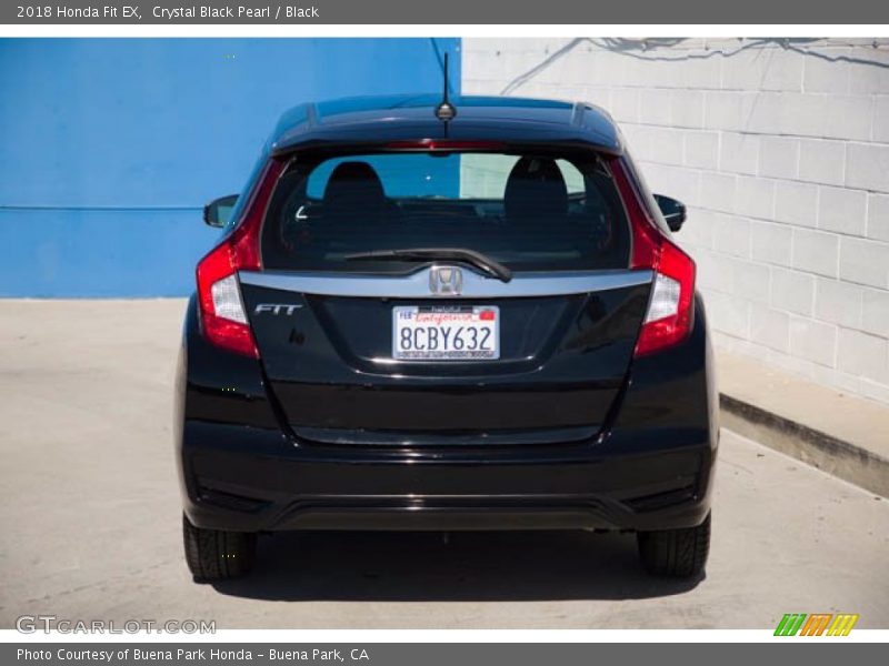 Crystal Black Pearl / Black 2018 Honda Fit EX