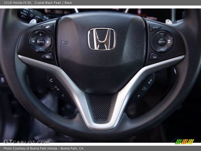Crystal Black Pearl / Black 2018 Honda Fit EX