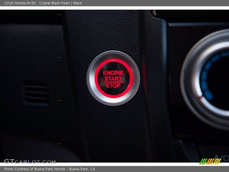 Crystal Black Pearl / Black 2018 Honda Fit EX
