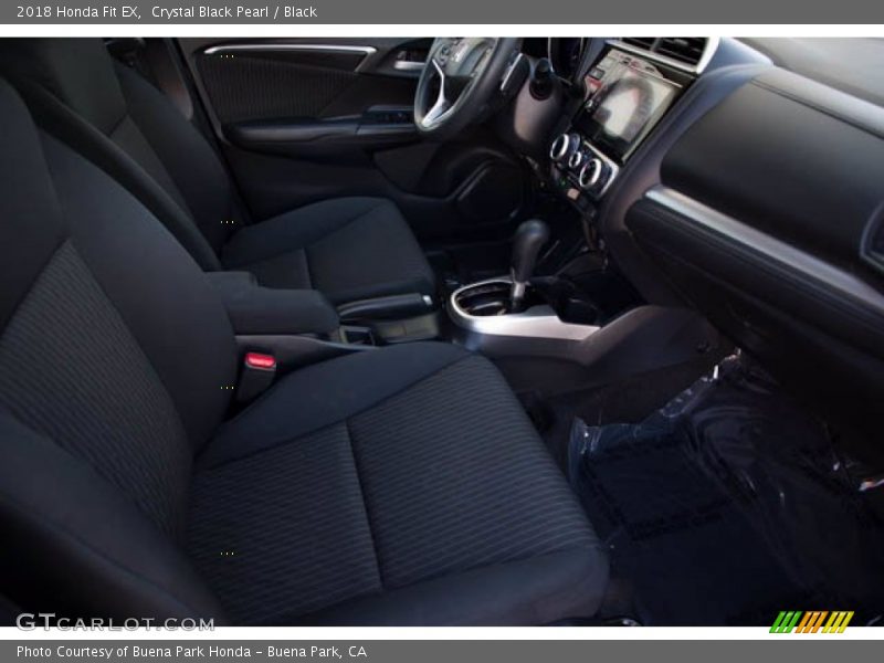 Crystal Black Pearl / Black 2018 Honda Fit EX
