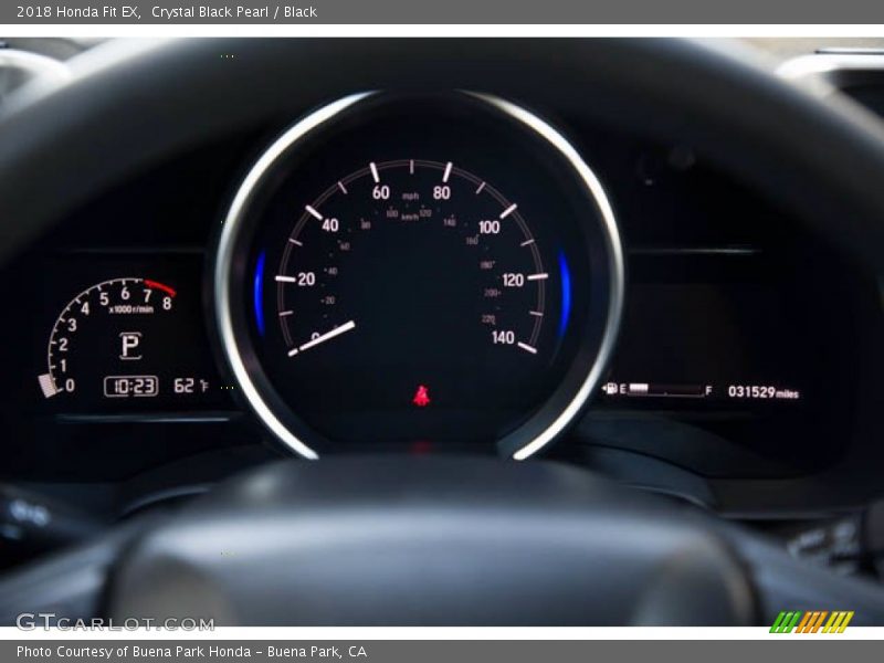 Crystal Black Pearl / Black 2018 Honda Fit EX