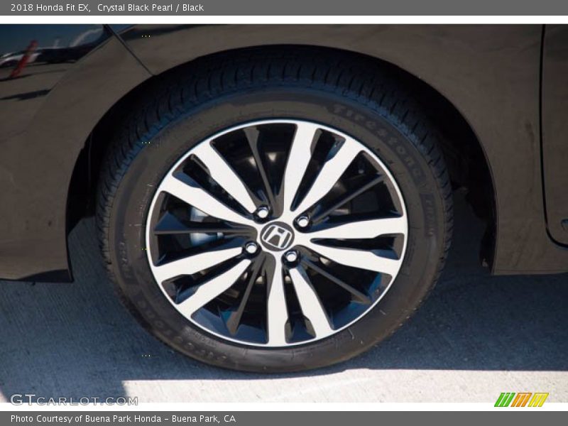 Crystal Black Pearl / Black 2018 Honda Fit EX