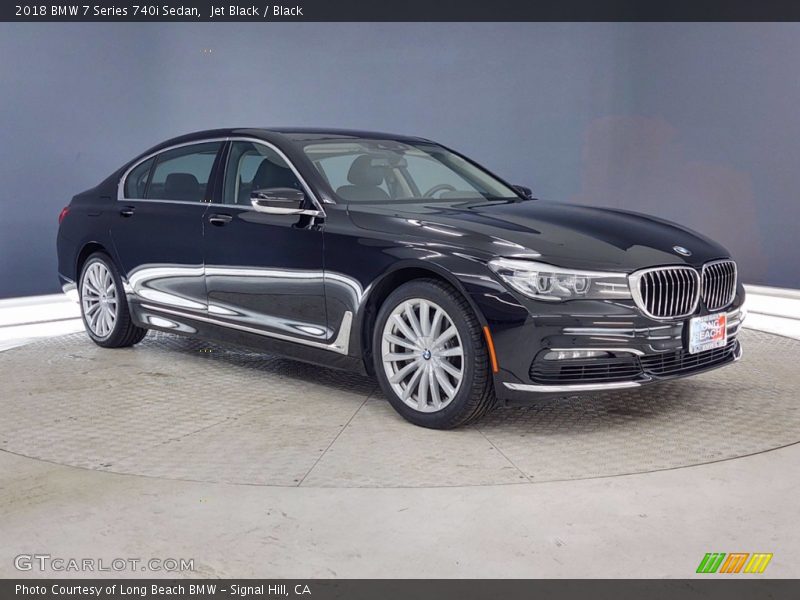 Jet Black / Black 2018 BMW 7 Series 740i Sedan