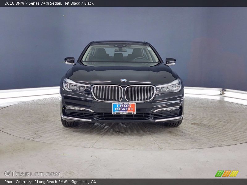 Jet Black / Black 2018 BMW 7 Series 740i Sedan